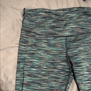 OLD NAVY ACTIVE - green & blue leggings [L]